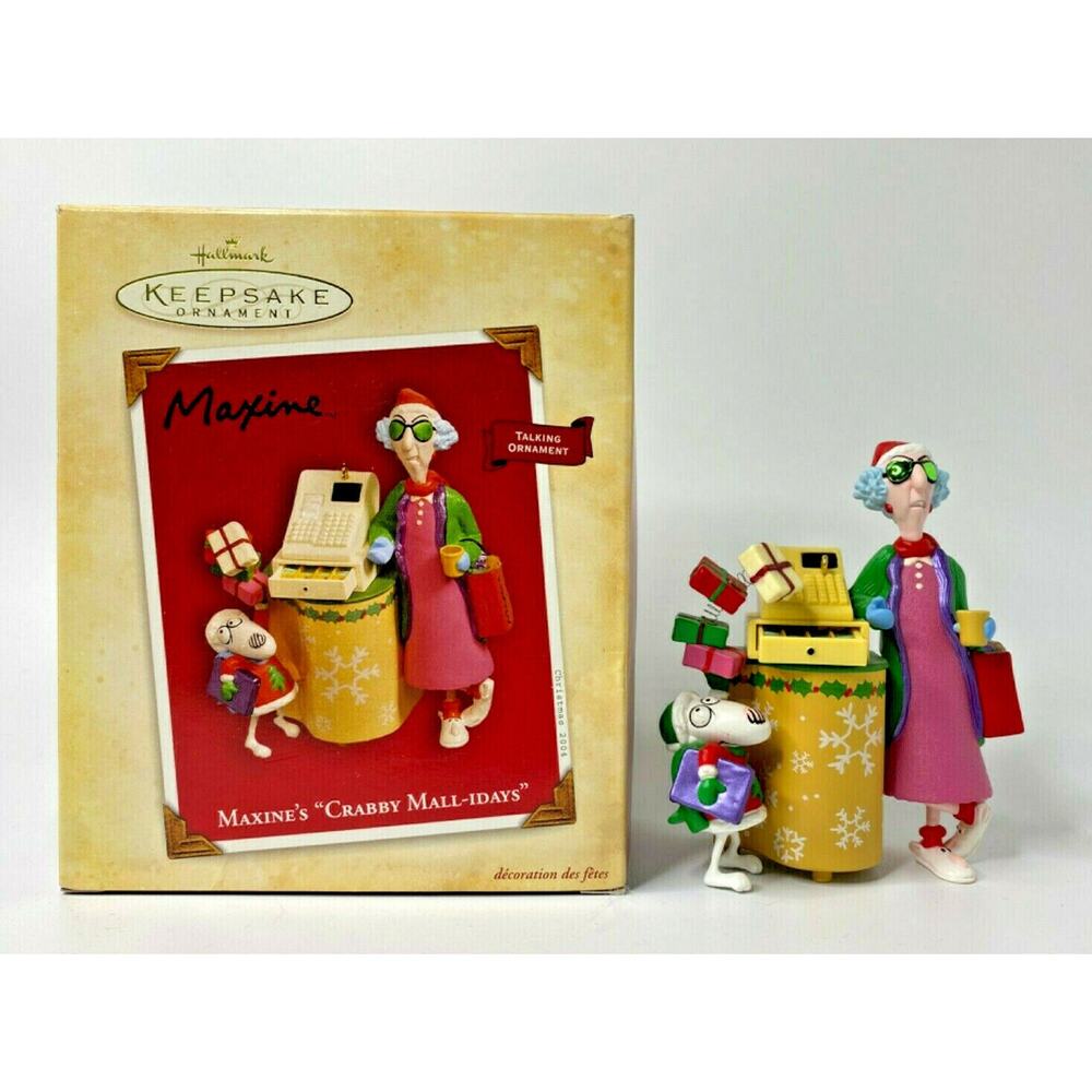 2004 Hallmark Maxine's Crabby Mall-idays Ornament U60/7641‎